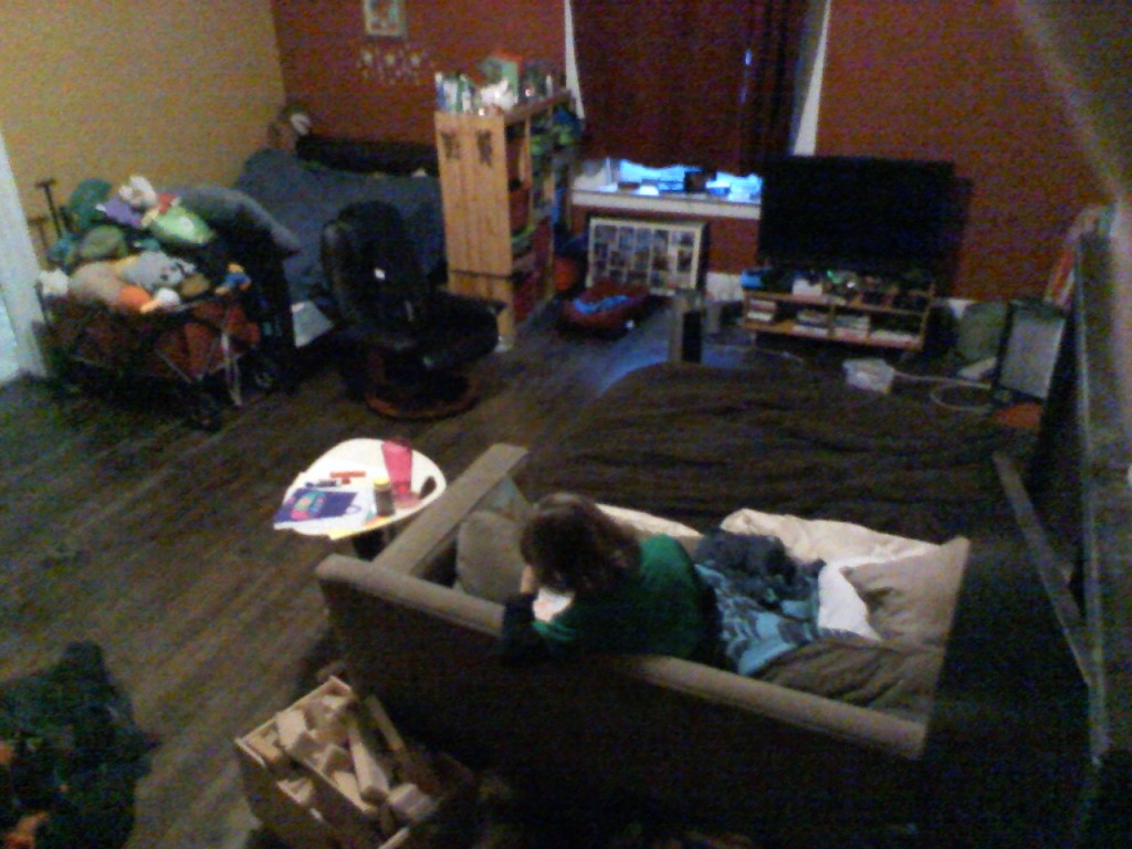 The room Rocky, Indy and I lived in for the last 10 months.