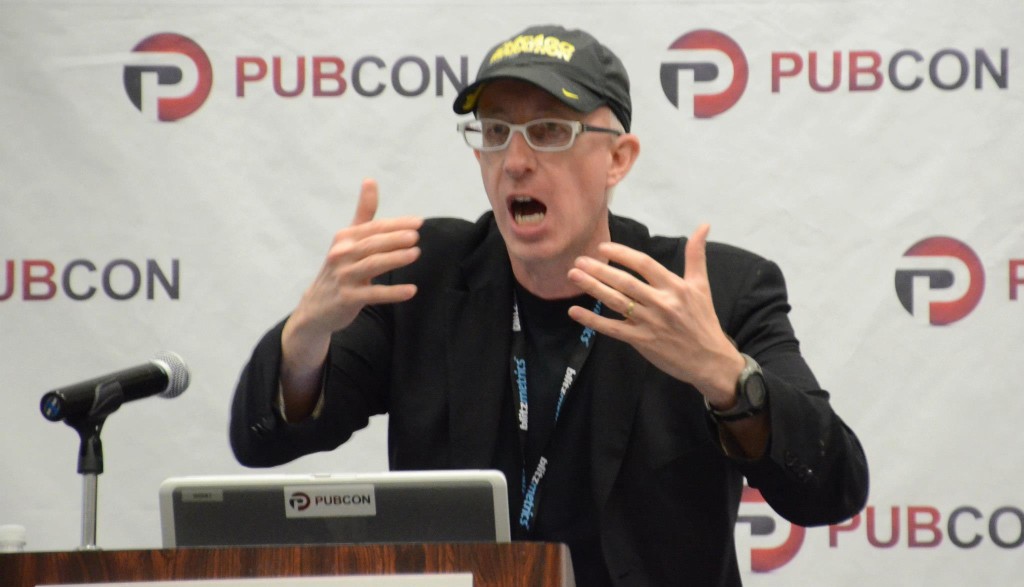 Sage Lewis at Pubcon New Orleans 2013.